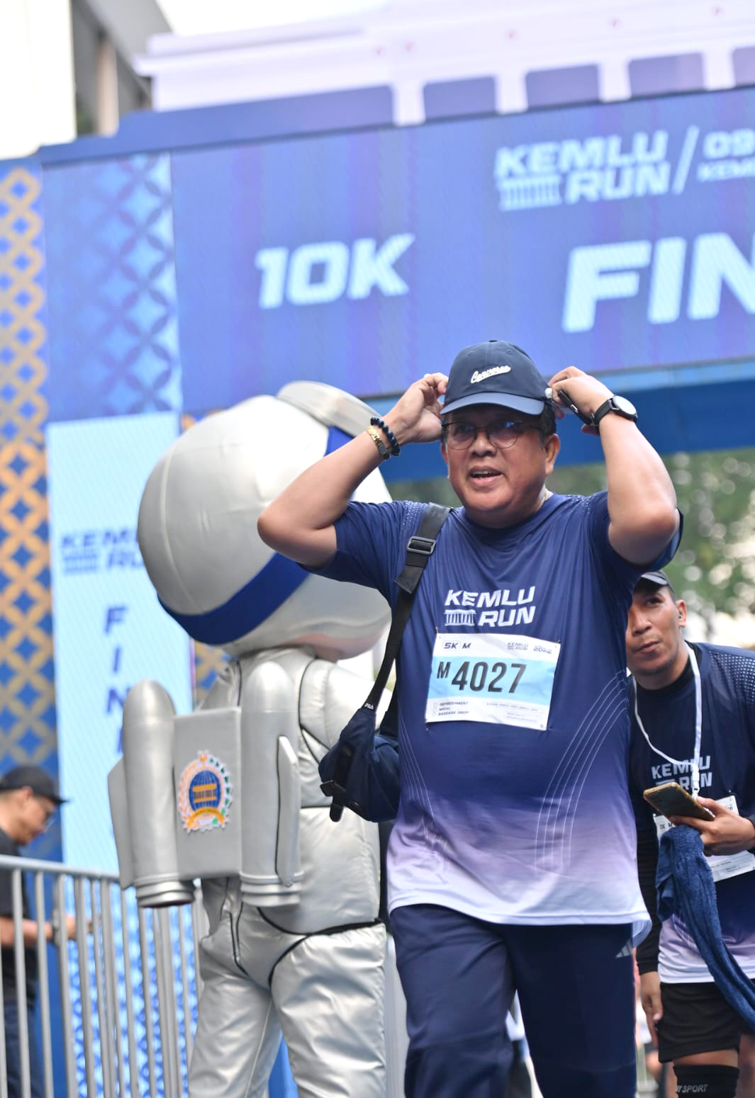 Mengikuti acara Kemlu Run, bersama Menteri dan Wakil Menteri Luar Negeri
